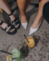 Kitten Heels Silver pointy toe pumps - Afbeelding 9