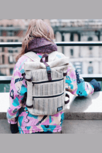 Basanti Stripe Backpack | Organic Hemp and Cotton - Afbeelding 17