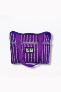 Ganga purple toiletry bag | Organic cotton - Afbeelding 11
