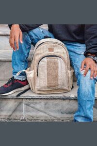 Rama Natural Backpack | Organic Hemp and Nettle - Afbeelding 10