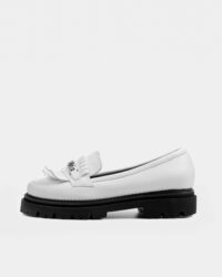 Chunky Loafers White Grape Leather Loafers - Afbeelding 7