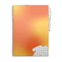 Erasable School Notebook A4 – Grid Pages