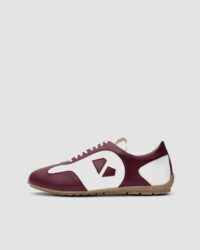 Racer Sneakers Burgundy White