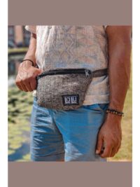 Alok Dark Fanny Pack | Organic Hemp and Cotton - Afbeelding 11