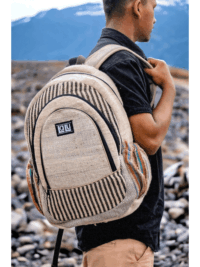 Deepson Striped Backpack | Organic Hemp - Afbeelding 26