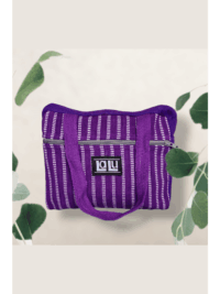 Ganga purple toiletry bag | Organic cotton - Afbeelding 16
