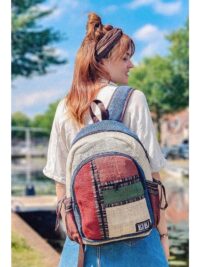 Karma backpack Green | Organic hemp - Afbeelding 14