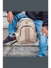 Rama Natural Backpack | Organic Hemp and Nettle - Afbeelding 14