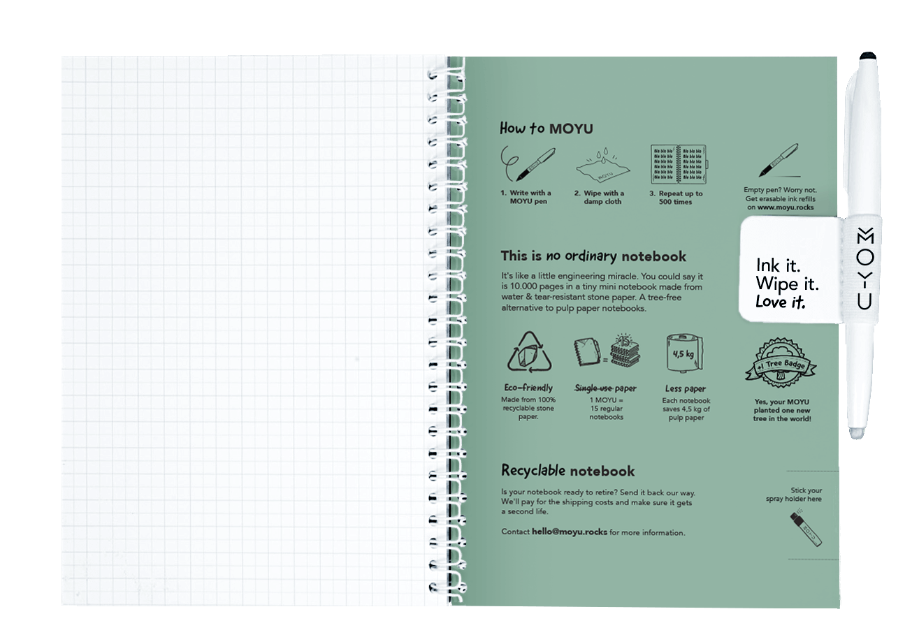 A5-Erasable-Notebook-Lovely-Leaf-inside-back-cover