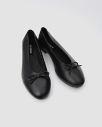 Mossy Pumps Black ballet flats with a bow - Afbeelding 4
