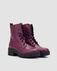 Women's Boots Workers No. 3 Burgundy - Afbeelding 4
