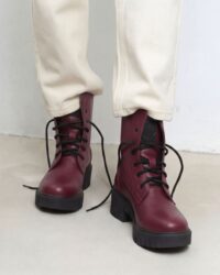 Women's Boots Workers No. 3 Burgundy - Afbeelding 5