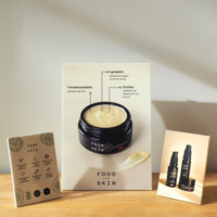 POS materiaal Food for Skin