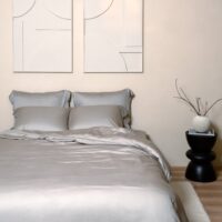 TENCEL™ – Sateen Kussensloop Taupe (60 x 70) zonder volant - Afbeelding 2