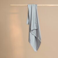 TENCEL™ – Sateen Kussensloop Grijs Blauw 60 x 70 cm - Afbeelding 4