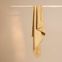 Bamboe Kussensloop Okergeel 80 x 80 cm - Afbeelding 4