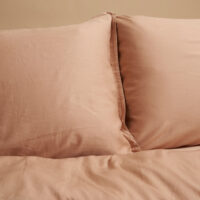 Tencel kussensloop peach 60 x 70 cm - Afbeelding 3