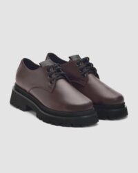 Women's Chunky Derbs No 2 Chocolate - Afbeelding 19