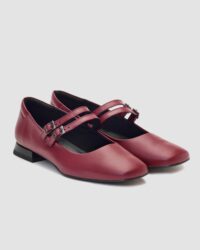 Cherry Mary Jane Pumps burgundy ballerinas - Afbeelding 19
