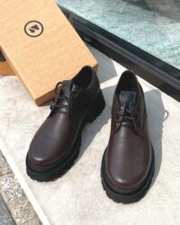 Women's Chunky Derbs No 2 Chocolate - Afbeelding 13