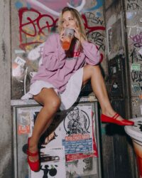 Strawberry Mary Jane Pumps red ballerinas - Afbeelding 24