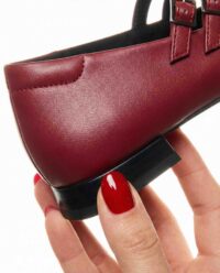 Cherry Mary Jane Pumps burgundy ballerinas - Afbeelding 18