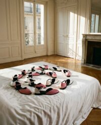 Alexa Pumps Pink cactus leather ballerinas - Afbeelding 3