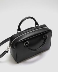 Boxy Bag corn leather mini box bag - Afbeelding 5