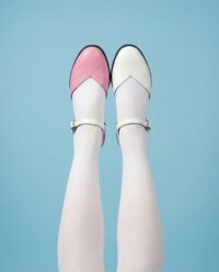 Alexa Pumps Pink cactus leather ballerinas
